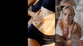 cum on the face of a pilates instructor.