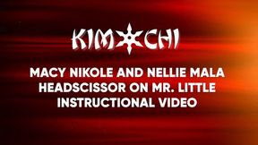 Macy Nikole and Nellie Mala Headscissor on Mr Little - Instructional Video WMV