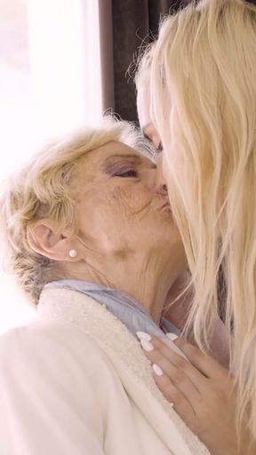 Granny Landlord Maya Lambert Has Sex With Her New Tenant Lulu Love   Clip 1