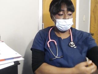 POV Roleplay Your Hot Chase-up Appointment With Black Doctor