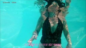 Underwater goddess