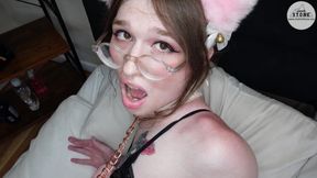 Brand New Trans Cutie Pixie Pond Fucked by a Man for the First Time Ever