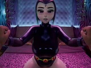 Two hot goth bitches vs guy