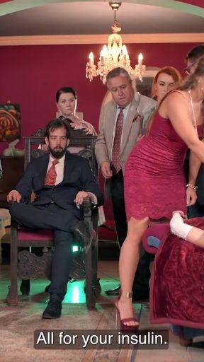 Captivating moment from &quot;BRIDE4K. I won&#039;t fuck this bastard. I&#039;ll fuck his friend&quot;