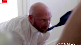 Step-Son's Big Dick Makes Step Dad Eat His Own Semen - Taboo Roleplay