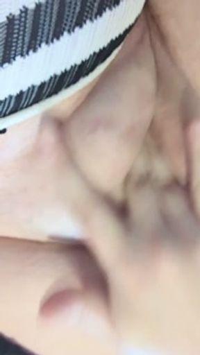 Goth Bimbo Sestina Shay Enjoys Some Alone Time - Fingering, Masturbation, Moaning Orgasm