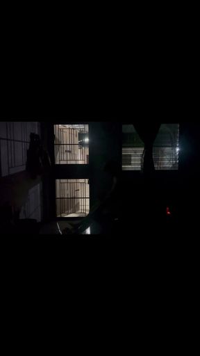 Teen Open the door of the show room.   Clip 1