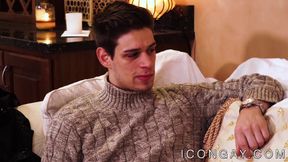 Handsome gay Michael DelRay sucked off before anal funtime
