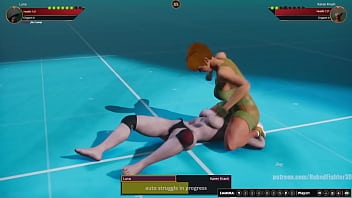 Luna VS Karen Krash (Naked Fighter 3D)