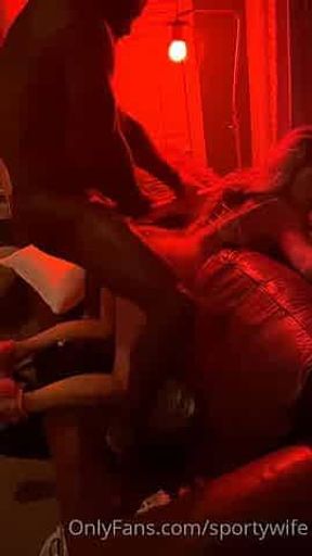 Hot Amateur Blonde Sporty Wife Bends for BBC