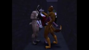 Meeting in the alley