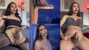 Multiple Orgasms Compilation: Dildo, Hands-Free & Camera Splashing Cum