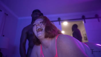 SSBBW redhead Julie gets gangbanged by multiple BBCs