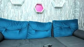 Asian/European/Latina Teen hottie wanks with toys