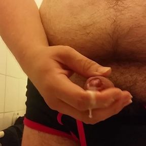 Cum in hotel sink