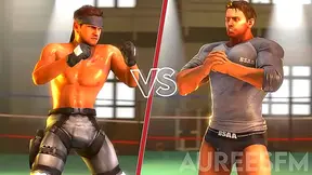 Solid Snake vs. Chris Redfield – Intense 3D Anime Wrestle for supremacy