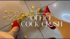 Domme Boss Crushing Your Cock Banana In Red High Heels