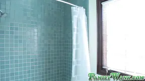 Stepmom Alice Chambers works cock for sweet facial reward