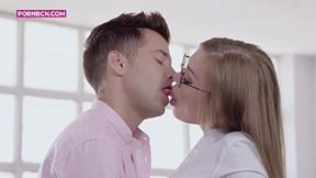 Naughty&#x1F608; Secretary's Office Frenzy: Boss's Nerves Soothingly Sated by Lustful Lovin'