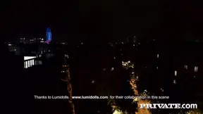 Busty brunette Sofia Curly's horny first fuck in a Barcelona brothel