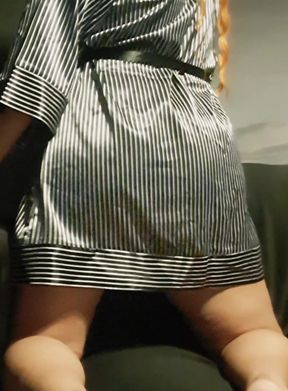 How nice to have a vibrator inside the pussy