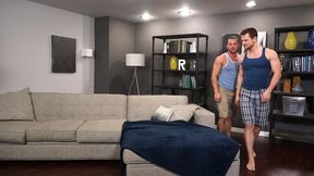 muscle hunk kurtis wolfe drills gay porn star tyler wolf