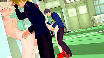 My Hero Academia Yaoi - Orgy in UA Deku, Bakugou, Todoroki and Kaminari Fucked by classmates - Anime Manga Asian Japanese Gay Porn