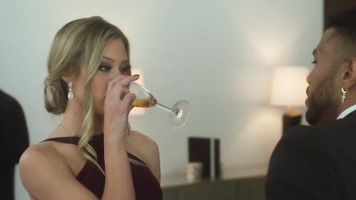 Depraved girl Avery Christy enjoys sitting on that big black shaft