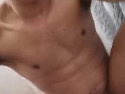 Caribbean brunette 23cm let's enter the bathroom you cheer up