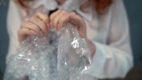 Relax in a bubble wrap bag