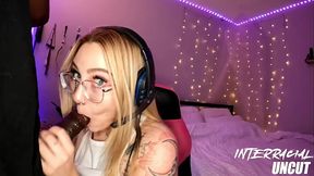 Thick Pawg Swallows BBC in Deep Throat POV