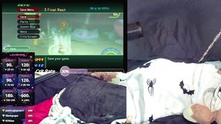 Kingdom Hearts speedrun by Cute Transgirl alt kitten While Stream controls her Vibrator and Blowjob Machine part 17/19