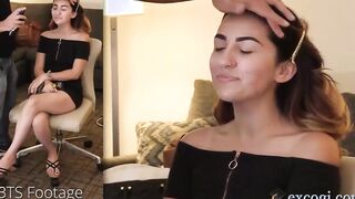 20yo Naughty Dark Hair Callie Jacobs Does Her First Feet Job On Camera!