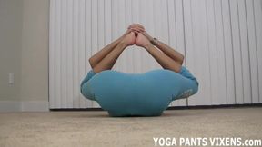 Be a good boy and watch me do my yoga JOI