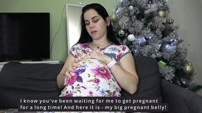 Dirty Pregnant MILF Devours Cock&#x1F346; &amp; Receives Cumshot On Her Belly