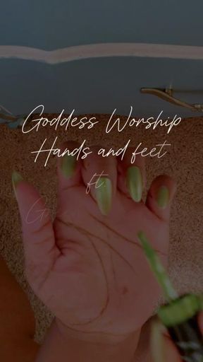 💅🏾 Goddess Worship  ft Painting my Nails 💚