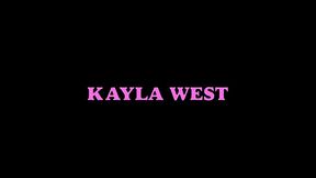 kayla west blows john strong s big cock and swallows