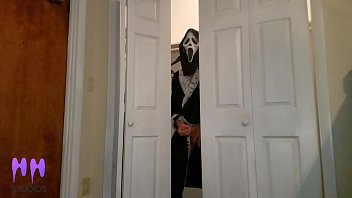 Step Son Spies On For Halloween Prank