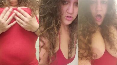 This thick ass Latina milf grinds her phat pussy while shaking those big natural tits