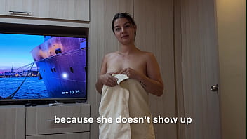 White guy fucks and creampies his Colombian step-sister-in-law in wife's bed