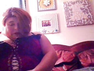 T-cutie BBW talks about her corset, her pierced nipples, her stomach, Her femdom-domme persona.