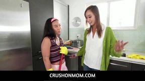 Petite Asian MILF Stepmom Threesome With Teen Stepdaughter & Stepson POV - Christy Love, Kimmy Kimm, Alex Jett