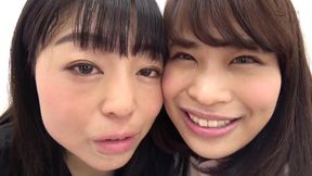 Japanese Lesbian Long Tongue Kissing - Lesbian