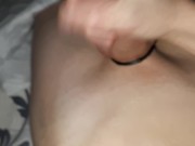 cum twice in two minutes. Prostate massage and masturbate
