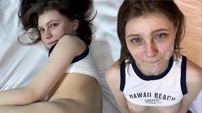 My Sexy Neighbor's Crazy POV Blowjob & Doggystyle Ride