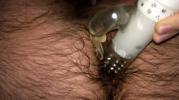 Hairy fat norwegian toys his virgin ass