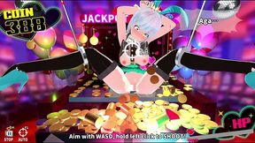 coin pussy [ hardcore fetish hentai game ] ep.9 homeless gangbang festival to pay her casino debt !
