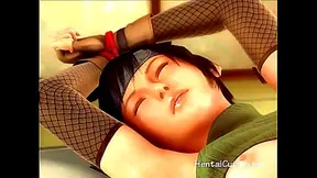 Voluptuous Animated Beauty Teases Her Pulsing Pussy Then Takes Hard Cock