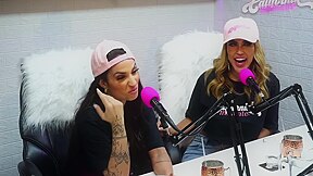 Flavia Oliver Performs Oral Sex On Natasha Steffens During The Recording Of The California Podcast
