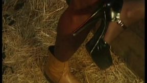 The Black Guy Spanks Her Then Fucks Her Ass Properly